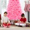 Best Choice Products Pre-Lit Pink Christmas Tree, Artificial Full Holiday Decoration w/ Branch Tips, Incandescent Lights